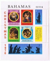 Stamps Bahamas Souvenir Sheet Christmas 1970 - £1.74 GBP