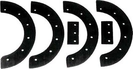 Snow Blower Rubber Paddle Set 21&quot; 327072 Craftsman Murray Parts 327072MA... - £37.02 GBP