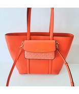 Michael Kors Jet Set Travel Large 2 In 1 Multifunction Tote Handbag Red ... - $194.62