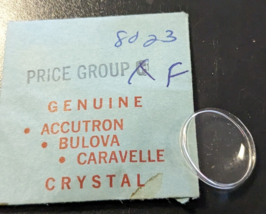 Genuine NEW Bulova Caravelle Watch Crystal Part# 8023 - $16.82