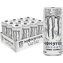 Monster Zero Ultra energy drink, carbonated, zero calories, 16oz. cans, 12-pack - £23.58 GBP