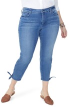 NYDJ Womens Plus Size Ami Skinny Ankle with Tie Hem, Size 24W - £45.37 GBP