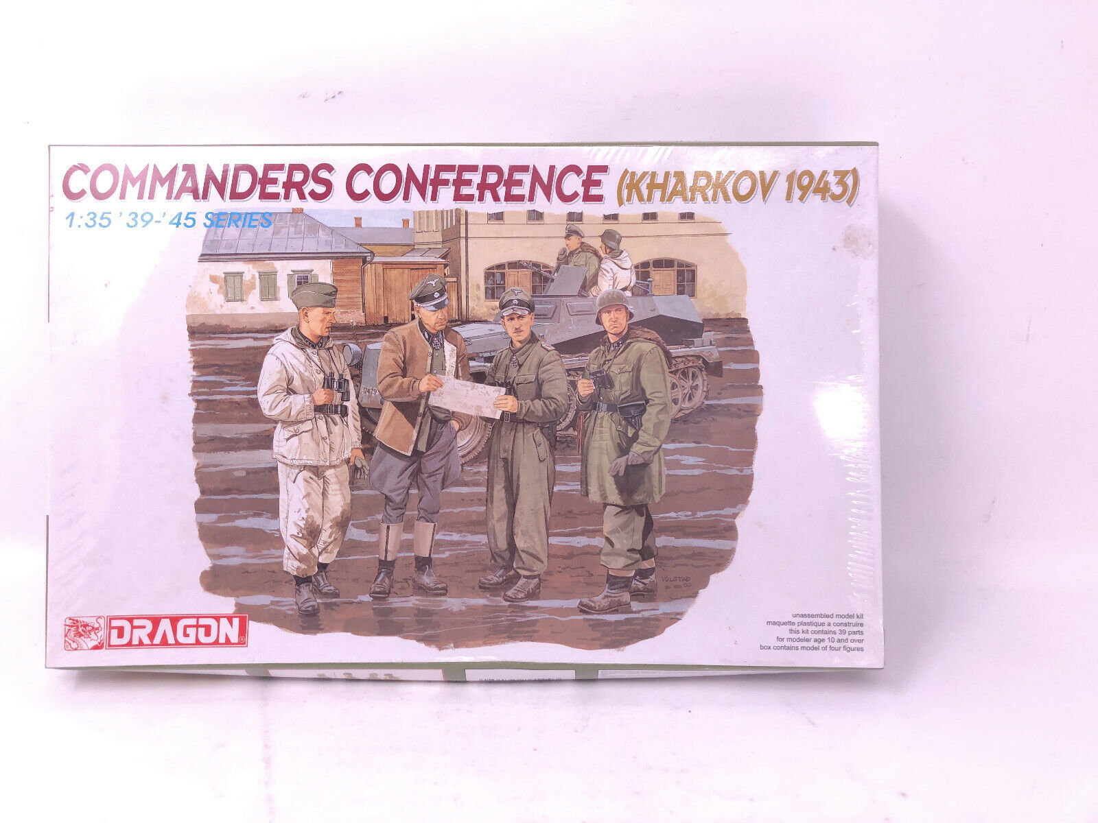 Dragon Commanders Conference (Kharkov 1943) Model 1/35 4 Figures 6144 - £11.22 GBP