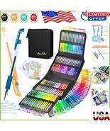 Vibrant 100-Color Glitter Gel Pens with 30% More Ink for Crafting &amp; Jour... - $626.60 MXN