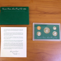 US Mint 5 Proof Coin Set OGP 1994 To 1998 - $262.51 MXN