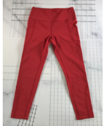 FP Movement Leggings Womens Medium Red Cropped Ankle Length Stretch - £18.26 GBP