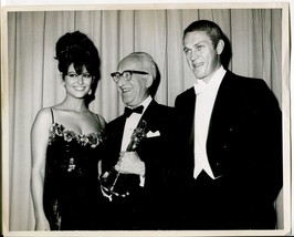 Claudia Cardinale Steve McQueen Academy Award Press Photo B&amp;W 1965 George Groves - £10.15 GBP