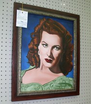 Maureen O&#39;Hara Film Art Painting 16x20 Oil on Canvas Movie Memorabilia P... - $727.48