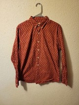 American Eagle Long Sleeve Mens Red Polka Dot Seriously Soft Classic But... - £10.80 GBP