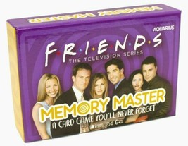 AQUARIUS: MEMORY MASTER: FRIENDS: (4) PLAYER: CARD: MEMORY: GAME: BRAND NEW - $12.34