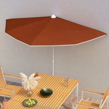 Garden Parasol Terracotta Fabric (100% polyester), Steel - $101.49