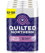 Ultra Plush Toilet Paper, 32 Mega Rolls = 128 Regular Rolls, 3X Thicker*... - €38,21 EUR