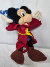 Vintage Sorcerer Mickey Mouse Fantasia Disneyland Walt Disney World Plush - £11.81 GBP