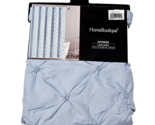 Home Boutique Shower Curtain Lake Como 72x72in Light Blue Diamond Pattern - $32.99