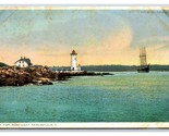 Fort Point Light Lighthouse Newcastle NH UNP Detroit Publishing DB Postc... - £3.90 GBP