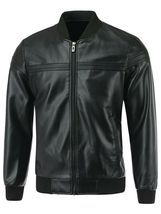 Men&#39;s Real Leather Jacket Motorcycle Biker Jacket Café Racer Winter - £143.87 GBP