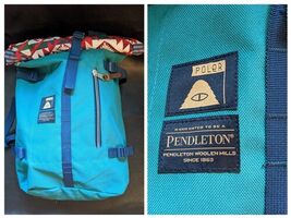 Zaino Roll Top Pendleton Poler Stuff Verde Journey West - $477.08