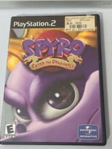 Spyro Enter the Dragonfly Sony Playstation 2 PS2 Black Label Tested Working  - £11.17 GBP