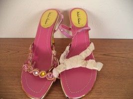 Womens Shoe. Michael Antonio. Multi Color. Size 8. Heels. Open Toe. Leather. - £15.87 GBP