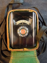 Vintage General Electric LIGHT METER w/ Leather Case GE MASCOT EXPOSURE ... - $10.39