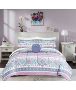 Deco Theory-8-pc. Bed-in-a-Bag Set Mosaic Full 76&quot; X 86&quot; Polyester Micro... - £52.07 GBP