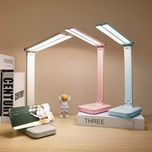 White Desk Lamp For Home Office,Portable Small Desk Lamp With 3 Lighting Modes,  - £23.71 GBP