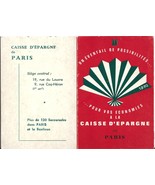 ⭕VTG, card pocket calendar 1970 CAISSE D&#39; EPARGNE PARIS Portugal adverti... - $185.70 MXN