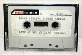 Frank Sinatra &amp; Dean Martin Live at Mr Kelly&#39;s Chicago 1987 RCA Cassette Tape - $19,999.99