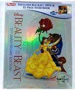 Beauty and the Beast 25th Edition (Blu-ray DVD) Target Storybook NEW Sealed - £19.46 GBP