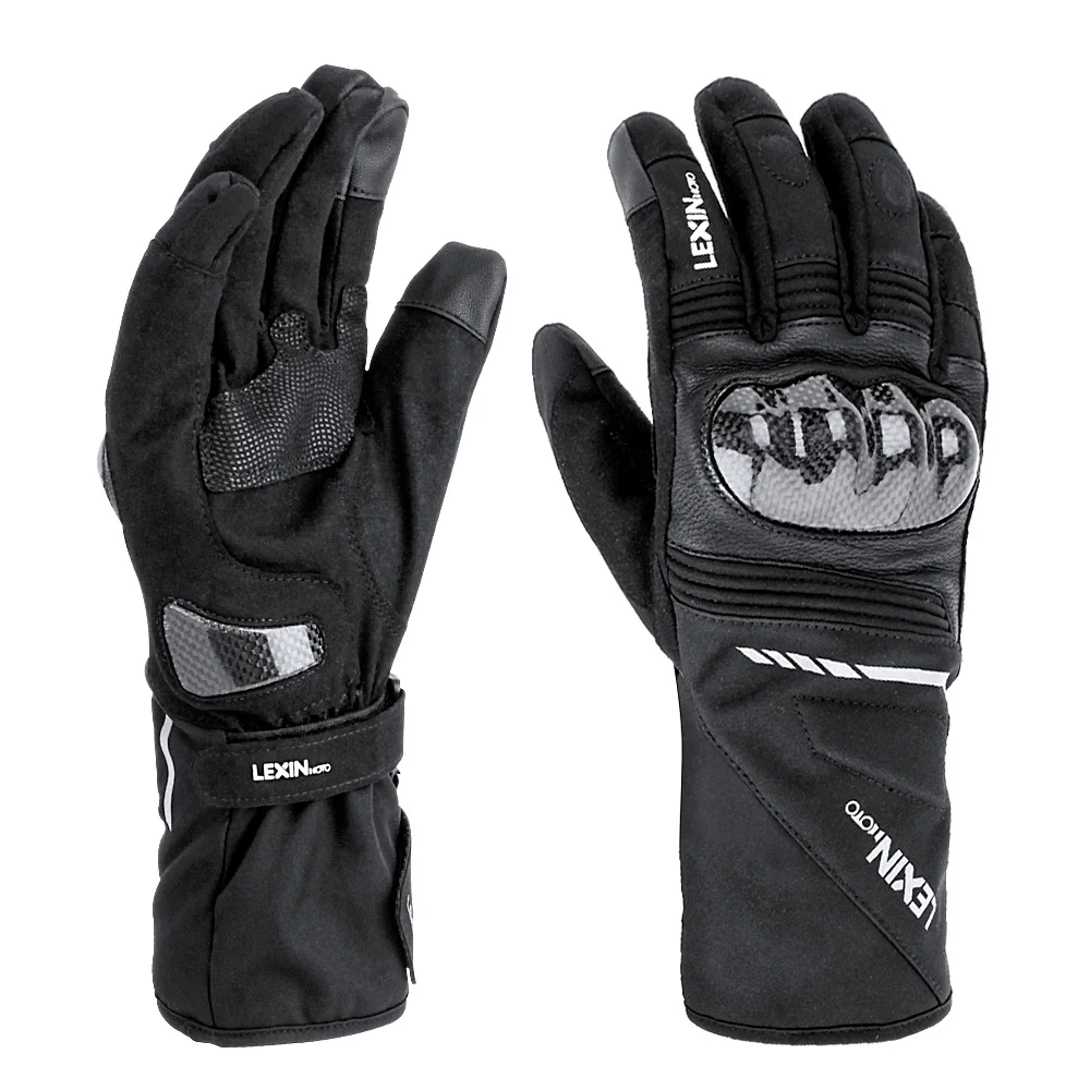 Lexin Winter Motorcycle Gloves Waterproof Thermal Riding Glove Touch Screen Moto - £240.88 GBP