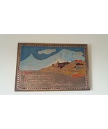 Vintage Embossed Copper Enamel Wall Decoration of Mount Ararat and Khor ... - £188.72 GBP