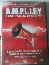A.M.P.L.I.F.Y Your Public Speaking CD by Vincent Ivan Phipps - £21.24 GBP