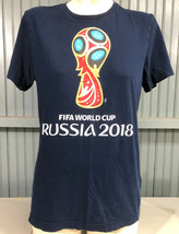 FIFA Soccer Futbol World Cup Russia Adidas Medium T-Shirt - £10.22 GBP