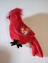 VTG TY Beanie Babies &quot;Mac The Cardinal&quot; Collectible Rare  Plush Soft Cuddly. - £6.49 GBP