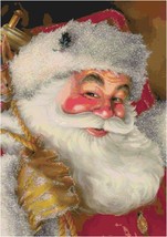 Christmas Santa Claus with Golden Gloves/ Cross Stitch patterns PDF/ San... - £7.18 GBP