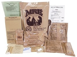 Maple Flavored Sausage Patty MRE Meal - Genuine US Military Surplus Insp... - £23.22 GBP