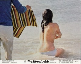 The Sweet Ride 1968 original 8x10 lobby card Jacqueline Bissett sits on beach - £23.77 GBP