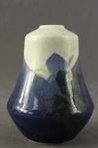 Art Pottery Kent FOLLETTE Blue Gradient Glaze Soap Holder Pump Bottle Base - £14.91 GBP