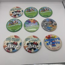 Lot of 9 Disneyland Birthday celebration Mickey Minnie Mouse vintage but... - $29.99