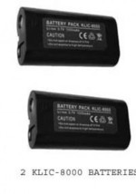 2 KLIC-8000 Batteries for Kodak Z612 Z712 Z812 Z1012 Z1085 Z1485 Z8612 ZD8612 IS - £36.16 GBP