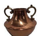Colonial Virginia Hand Made Hampton Va. Copper and Brass Jug Pot - $29.10
