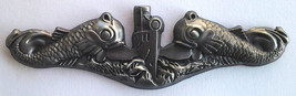 Submarine Dolphin Pewter (Large 2-3/4&quot;) US Navy Military Hat Pin 16086 F... - $12.98