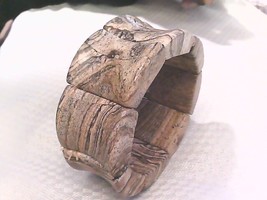 Wide Marble stone stretchy bracelets - $244.84 MXN