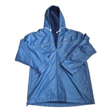 Nike Basketball Sportswear Jacket Men Blue Hoodie Waterproof Vintage Size L - £47.54 GBP