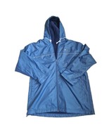 Nike Basketball Sportswear Jacket Men Blue Hoodie Waterproof Vintage Size L - £47.40 GBP