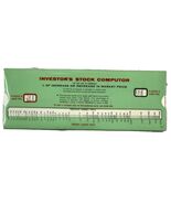 Investor&#39;s Stock Computor 1957 Increase Decrease Market Price Yield Earn... - $216.18 MXN
