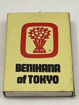 Vintage Matchbox Cover  Benihana Of Tokyo   Miami Beach, Fl  gmg - £9.25 GBP