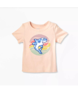 Girl&#39;s Short Sleeve Shark Graphic Print T-Shirt, Cat &amp; Jack (Size 5T) ~ ... - €3,41 EUR