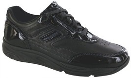 SAS Womens Tour Lace Up Footwear - Black Patent - Size 10.5 - Wide - £161.20 GBP