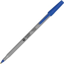 Business Source Ballpoint Stick Pens Med Pt 60/BX Blue 37532 - £29.54 GBP